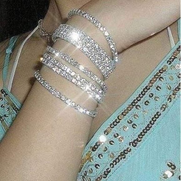 Sparkling Bling Things Jewelry - NEW Sparkling Bling Swarovski Crystal Stretch Bracelets